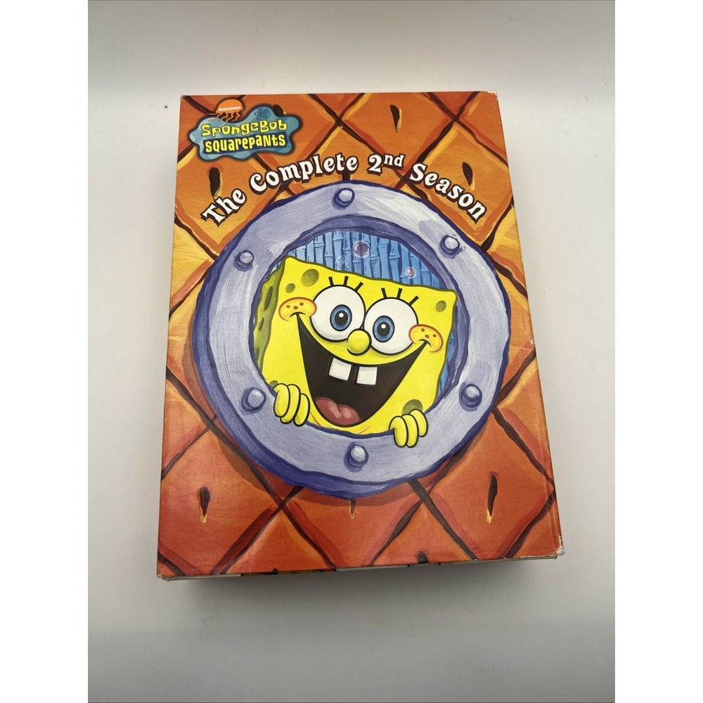 Spongebob Squarepants - The Complete 2nd Season (DVD, 2004, 3-Disc Set,...